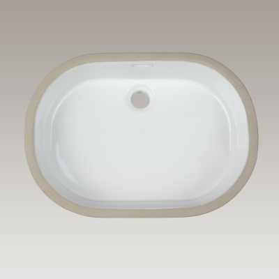 Under Counter Oval Bathroom Ceramic Sink